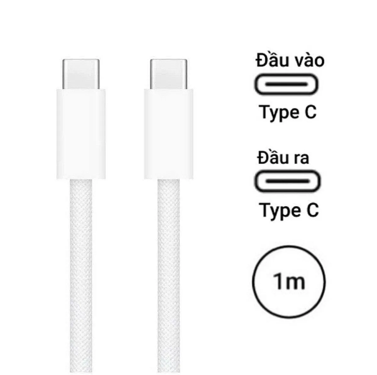 Cáp sạc nhanh Type-C chính hãng